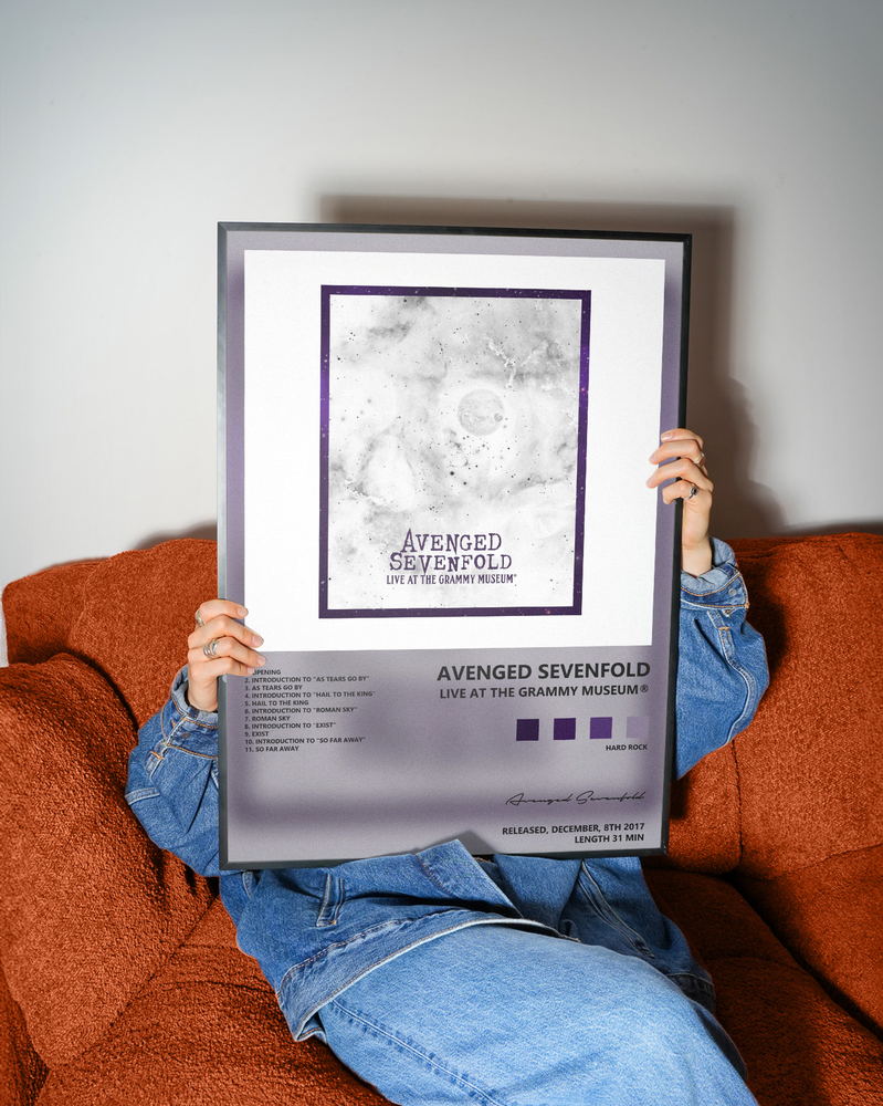 Music poster: Avenged Sevenfold - Live at The GRAMMY Museum