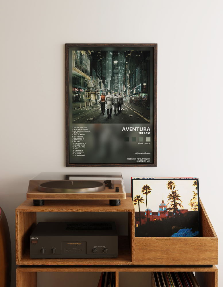 Music poster: Aventura - The Last
