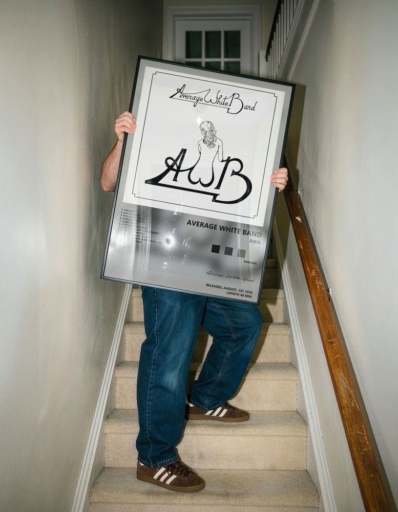 Music poster: Average White Band - AWB