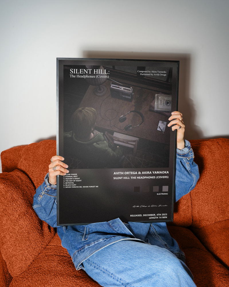 Music poster: Avith Ortega Akira Yamaoka - Silent Hill The Headphones Covers
