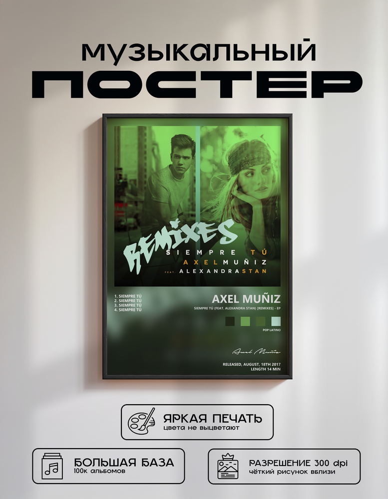 Music poster: Axel Muñiz - Siempre Tú feat Alexandra Stan Remixes - EP