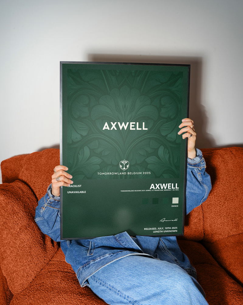Music poster: Axwell - Tomorrowland Belgium 2025 Axwell at Mainstage Weekend 1 DJ Mix