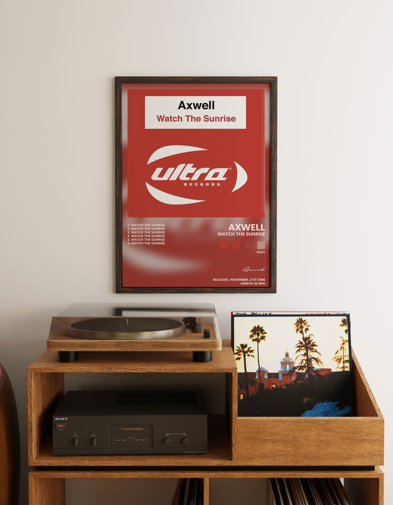 Music poster: Axwell - Watch The Sunrise