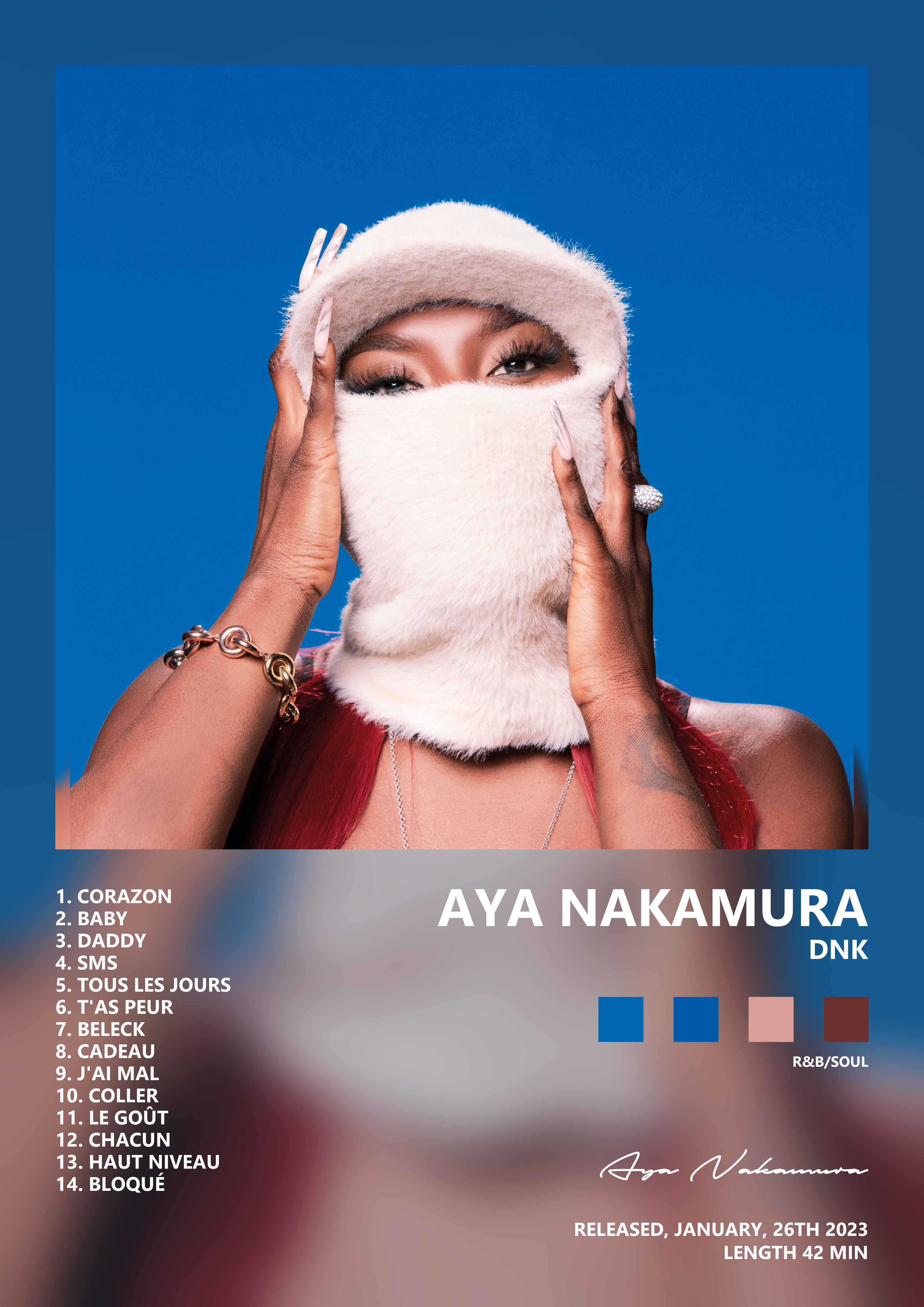 Music poster: Aya Nakamura - DNK