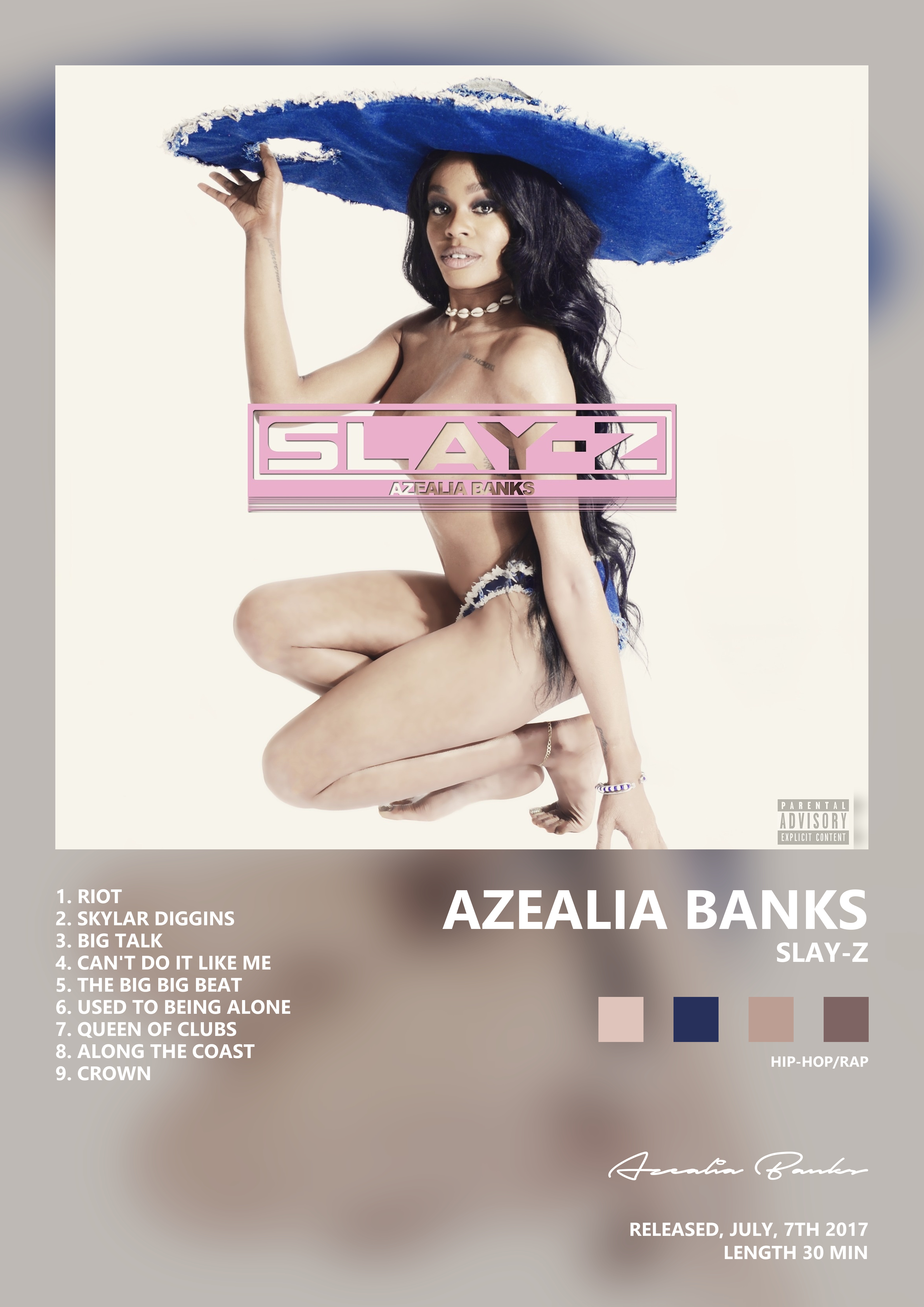 Music poster: Azealia Banks - Slay-Z