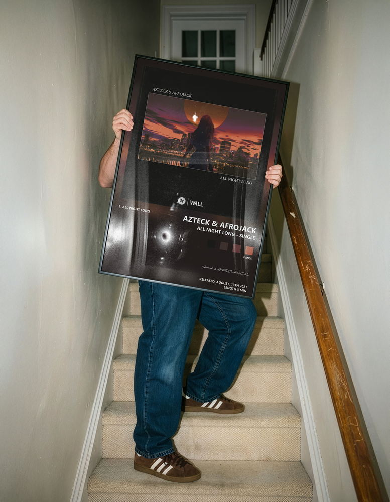 Music poster: Azteck AFROJACK - All Night Long - Single