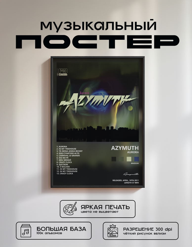 Music poster: Azymuth - Aurora