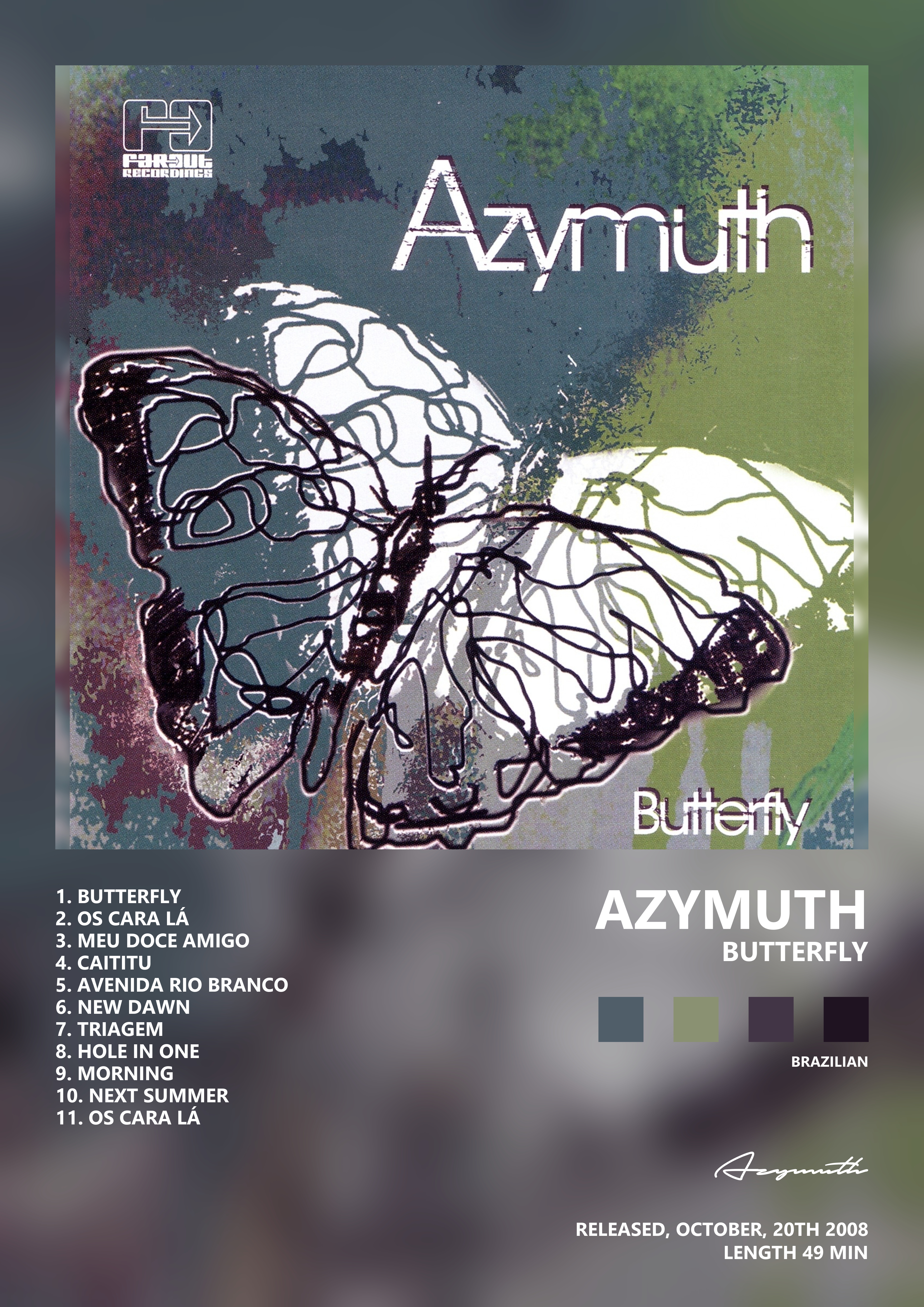 Music poster: Azymuth - Butterfly