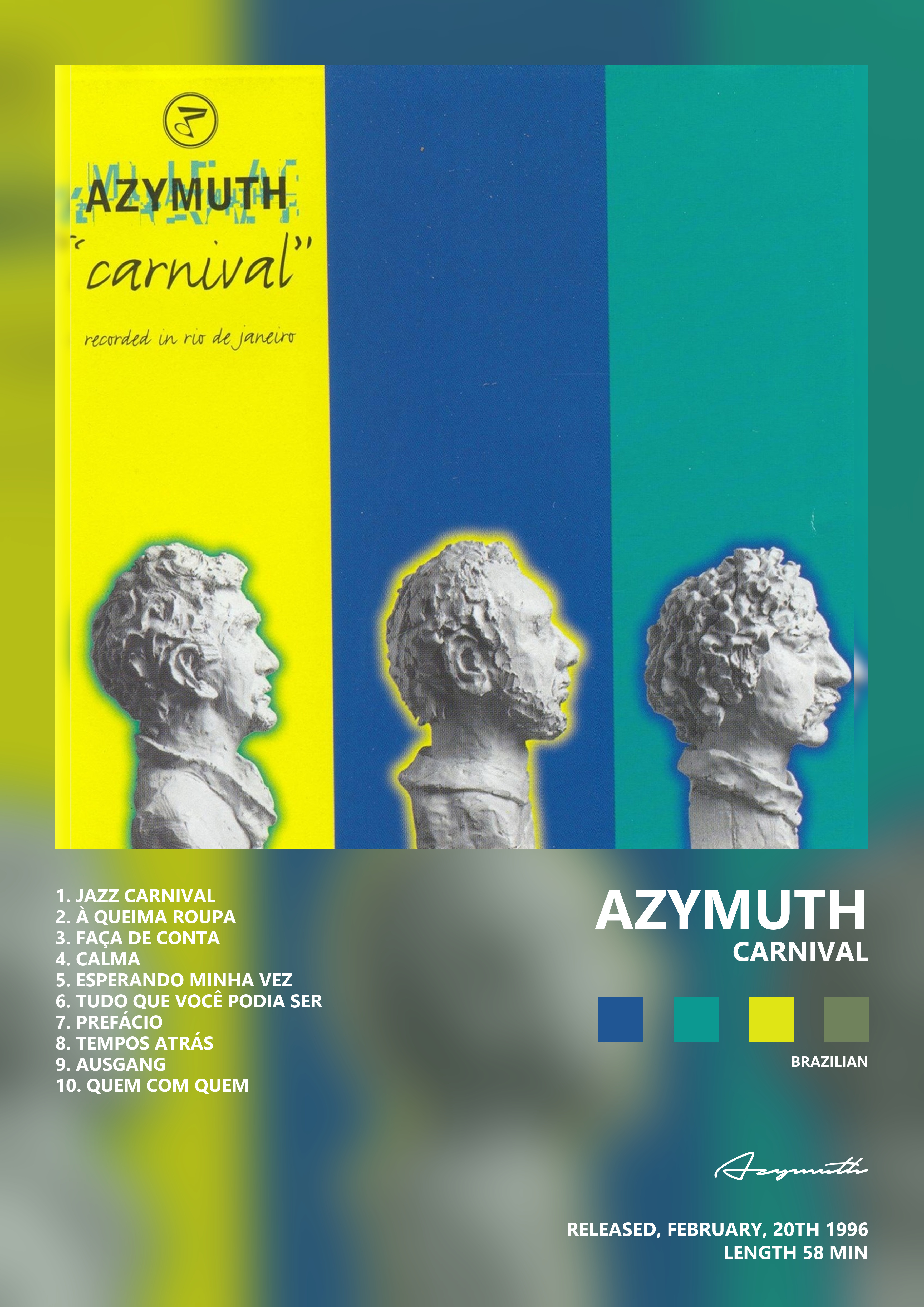 Music poster: Azymuth - Carnival