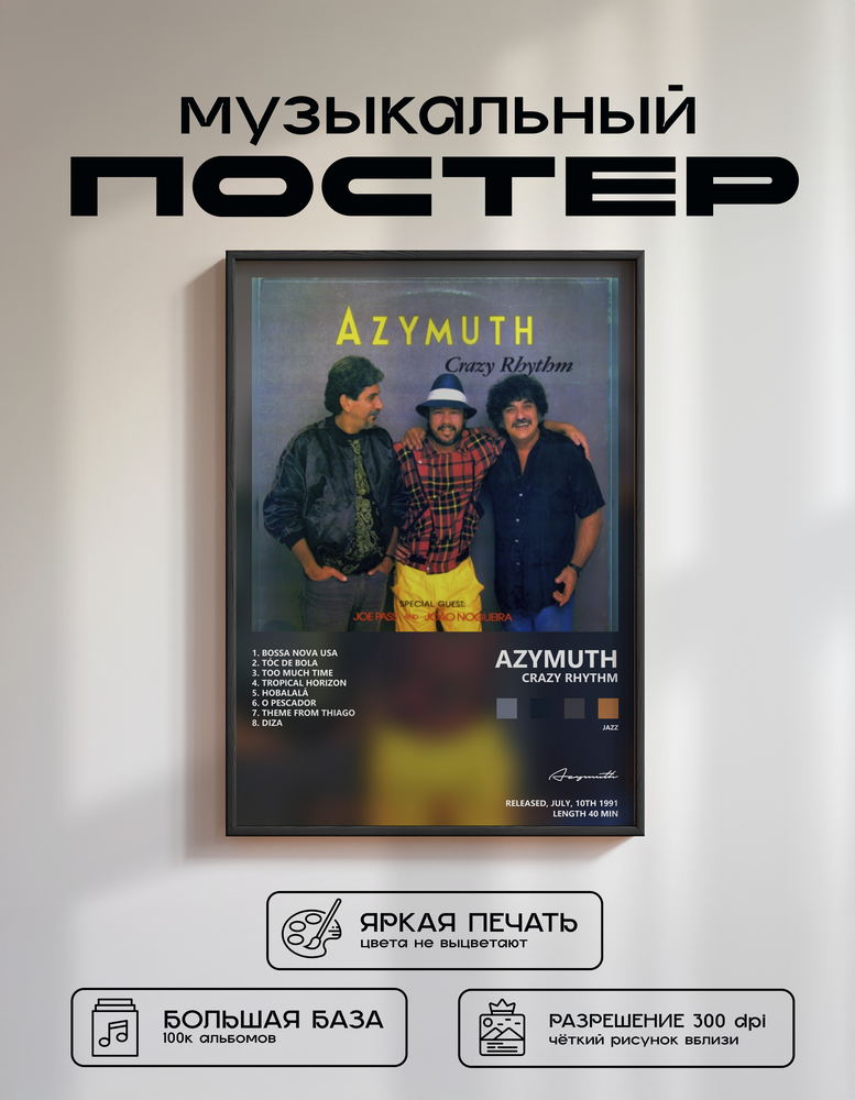 Music poster: Azymuth - Crazy Rhythm