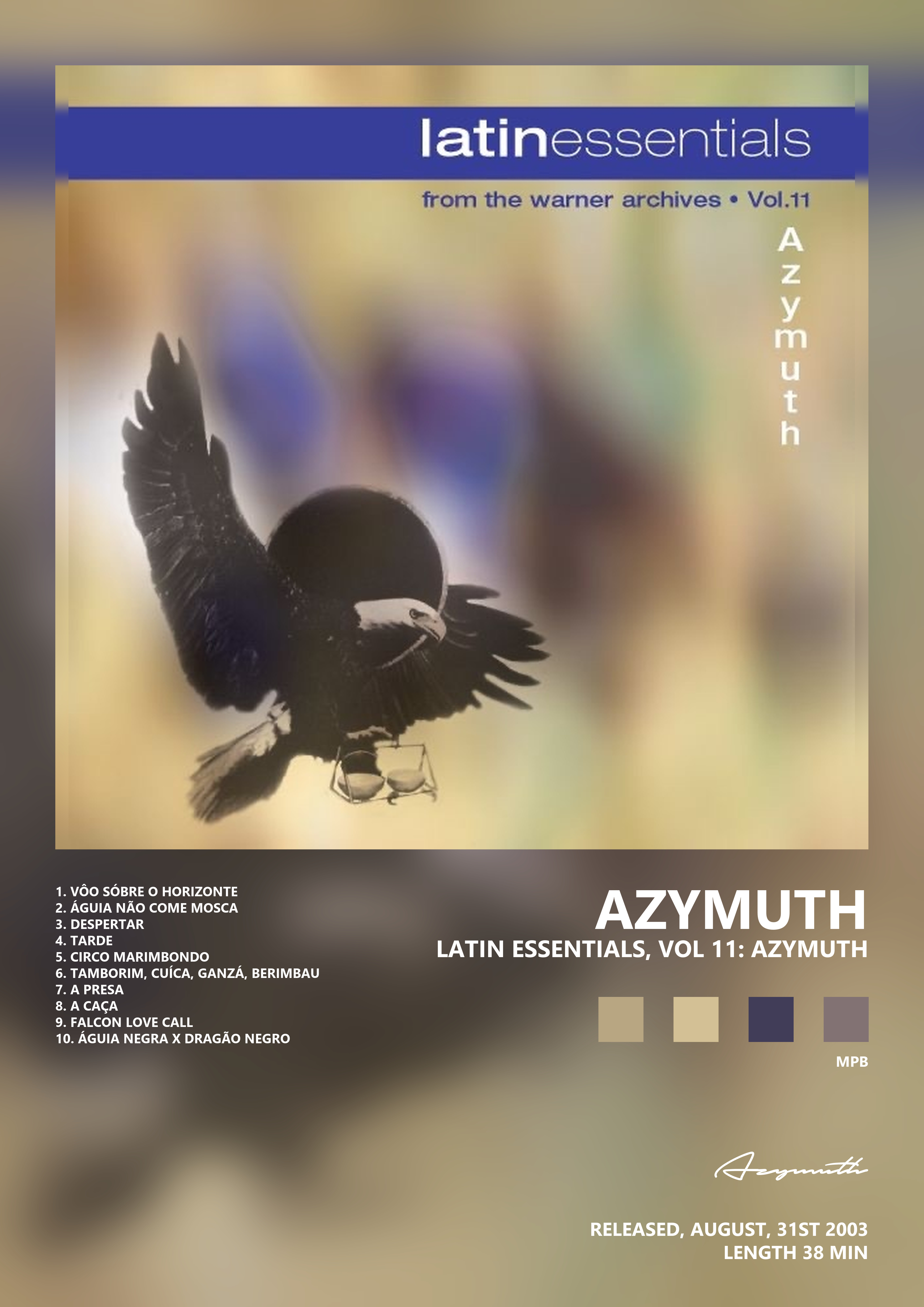 Music poster: Azymuth - Latin Essentials Vol 11 Azymuth