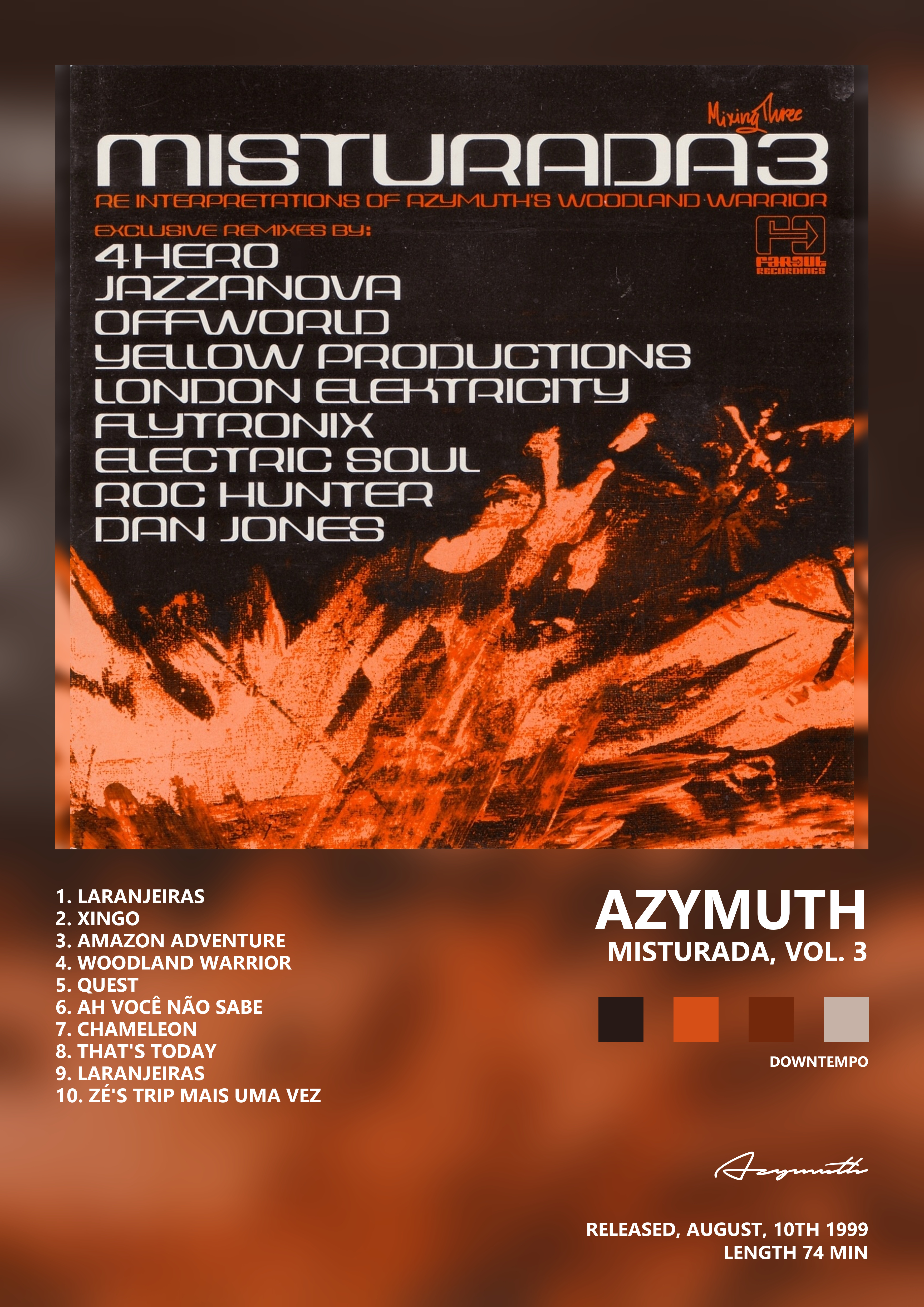 Music poster: Azymuth - Misturada Vol 3