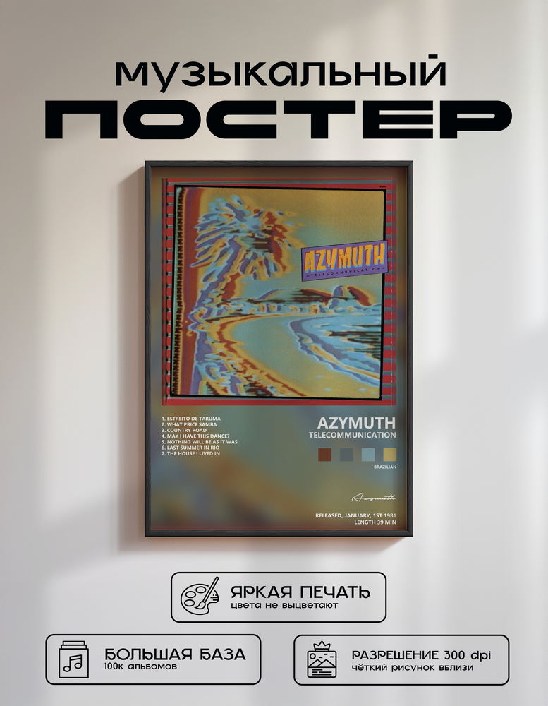 Music poster: Azymuth - Telecommunication