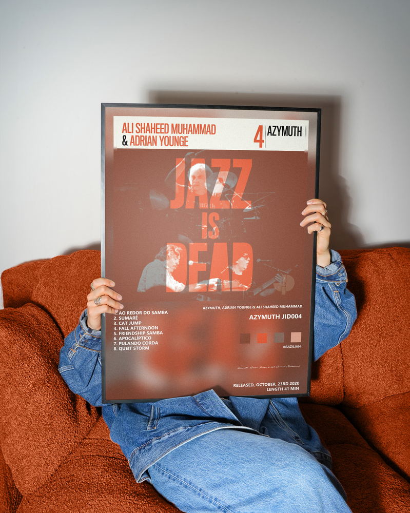 Music poster: Azymuth Adrian Younge Ali Shaheed Muhammad - Azymuth JID004