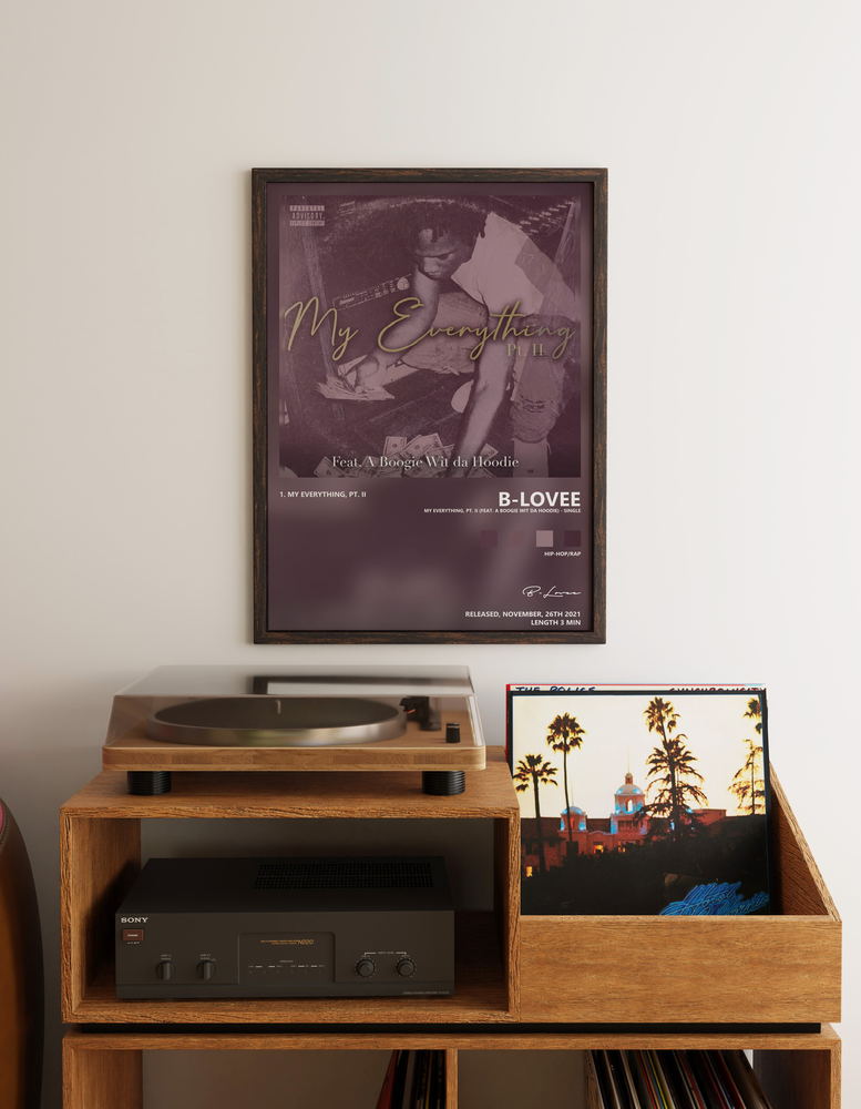 Music poster: B-Lovee - My Everything Pt II feat A Boogie wit da Hoodie - Single