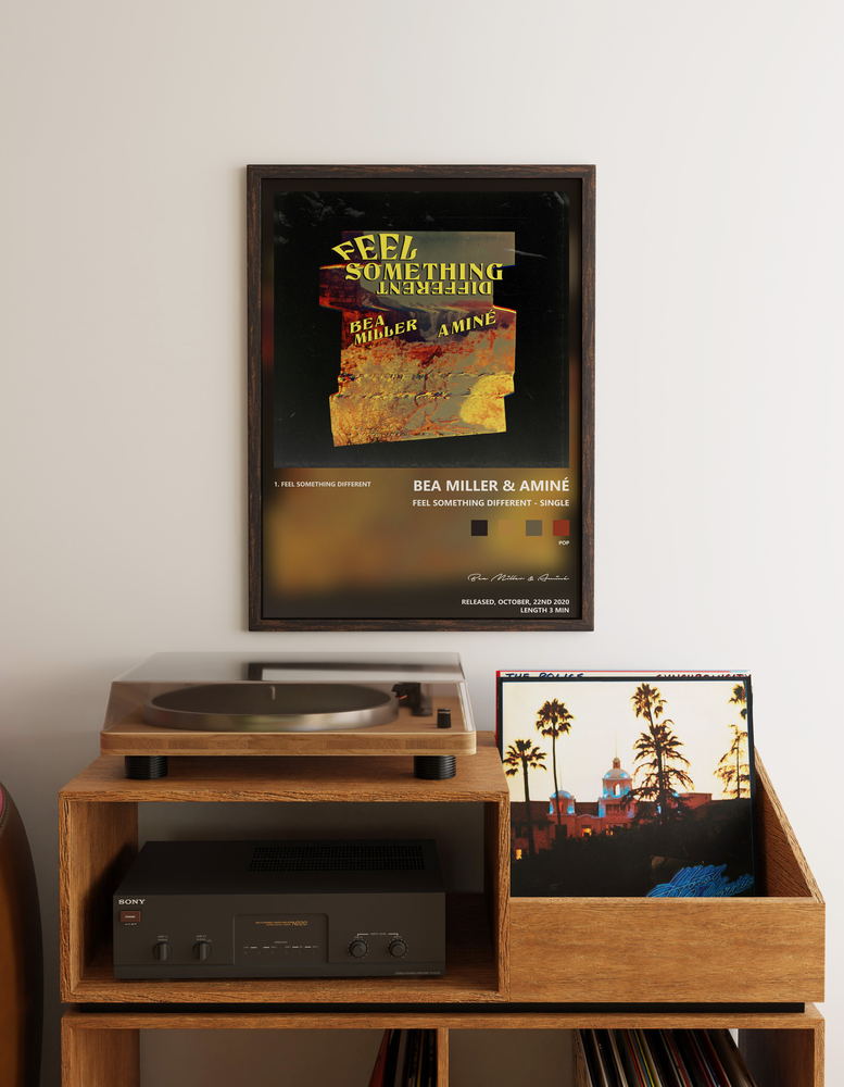 Music poster: Bea Miller Aminé - FEEL SOMETHING DIFFERENT - Single