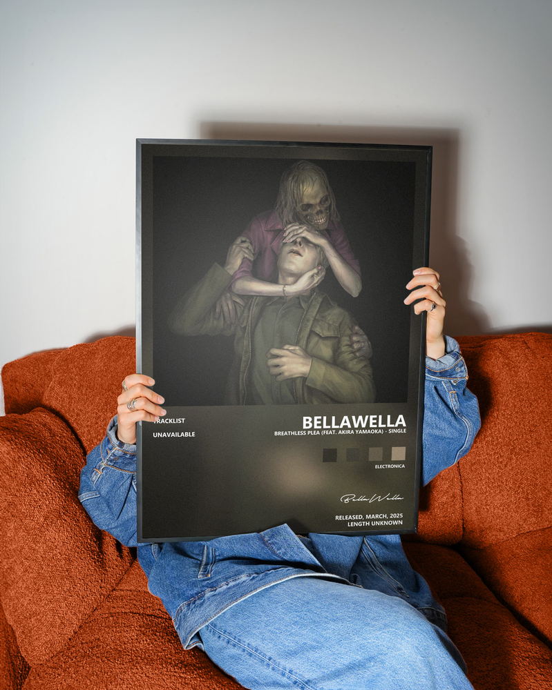 Music poster: BellaWella - Breathless Plea feat Akira Yamaoka - Single