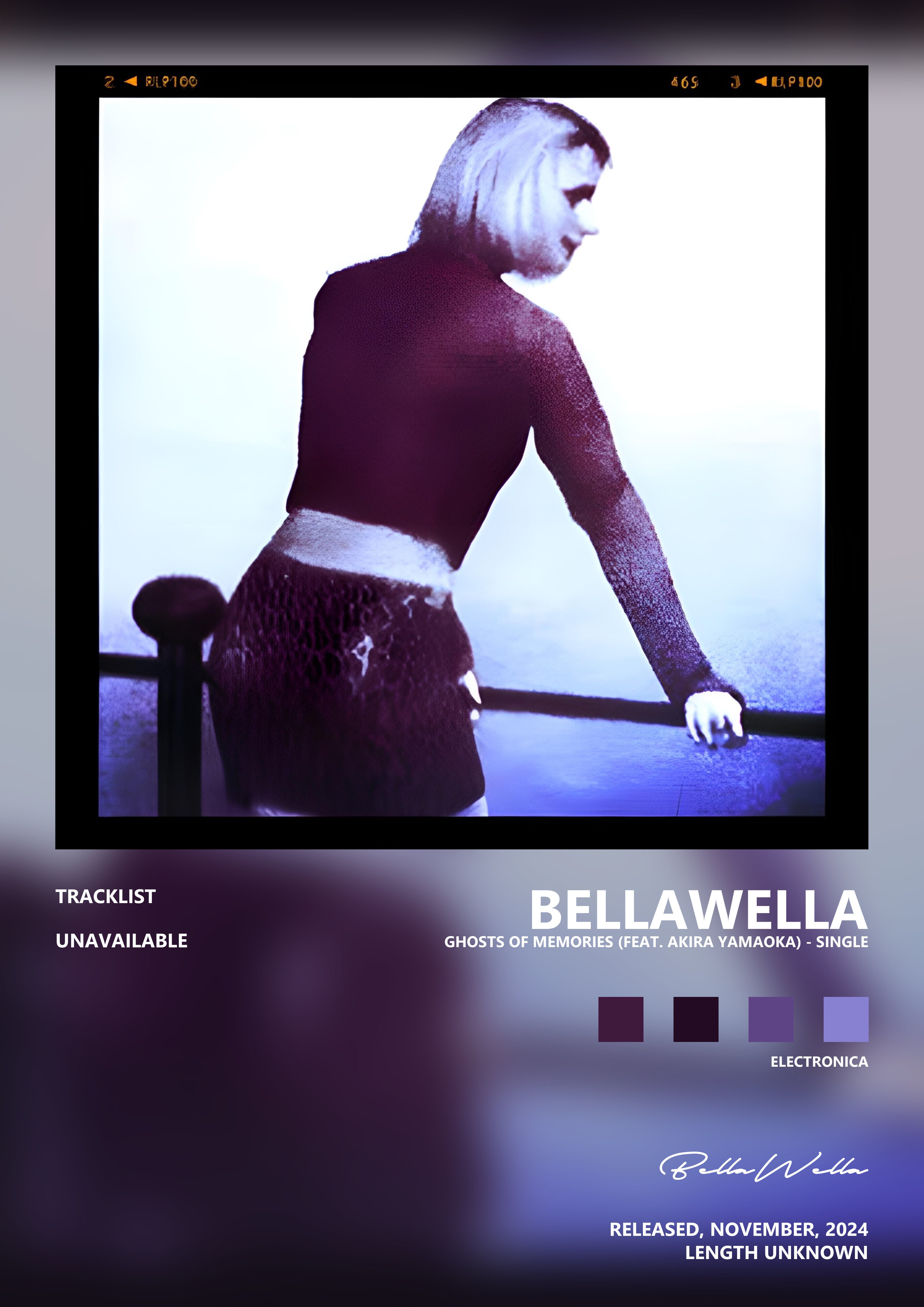 Music poster: BellaWella - Ghosts of Memories feat Akira Yamaoka - Single