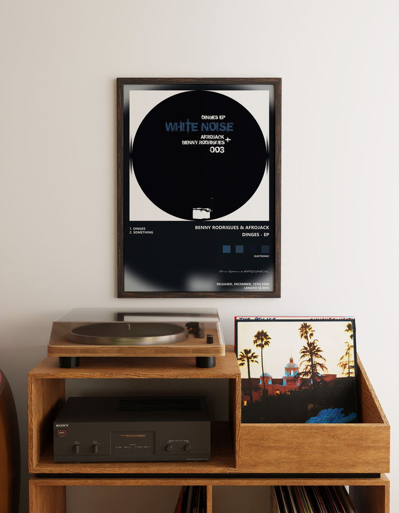 Music poster: Benny Rodrigues AFROJACK - Dinges - EP