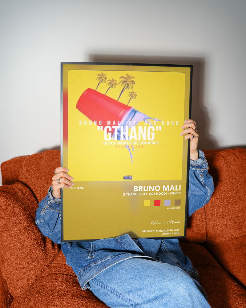 Music poster: Bruno Mali - G Thang feat Ace Hood - Single