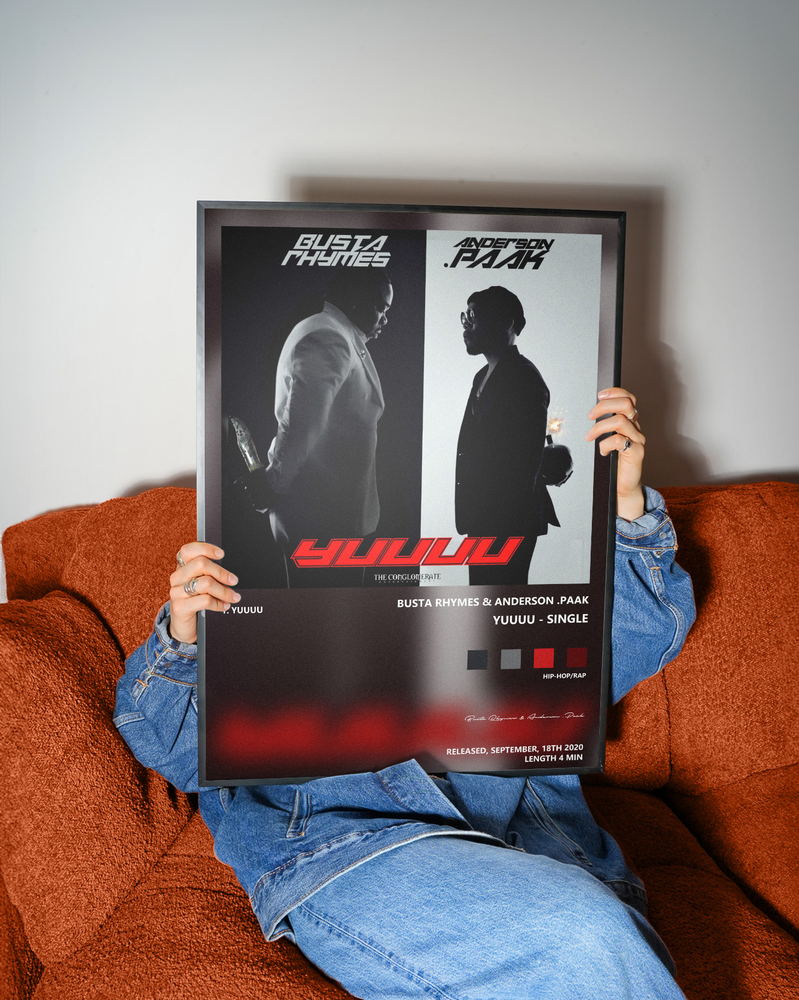 Music poster: Busta Rhymes Anderson Paak - YUUUU - Single