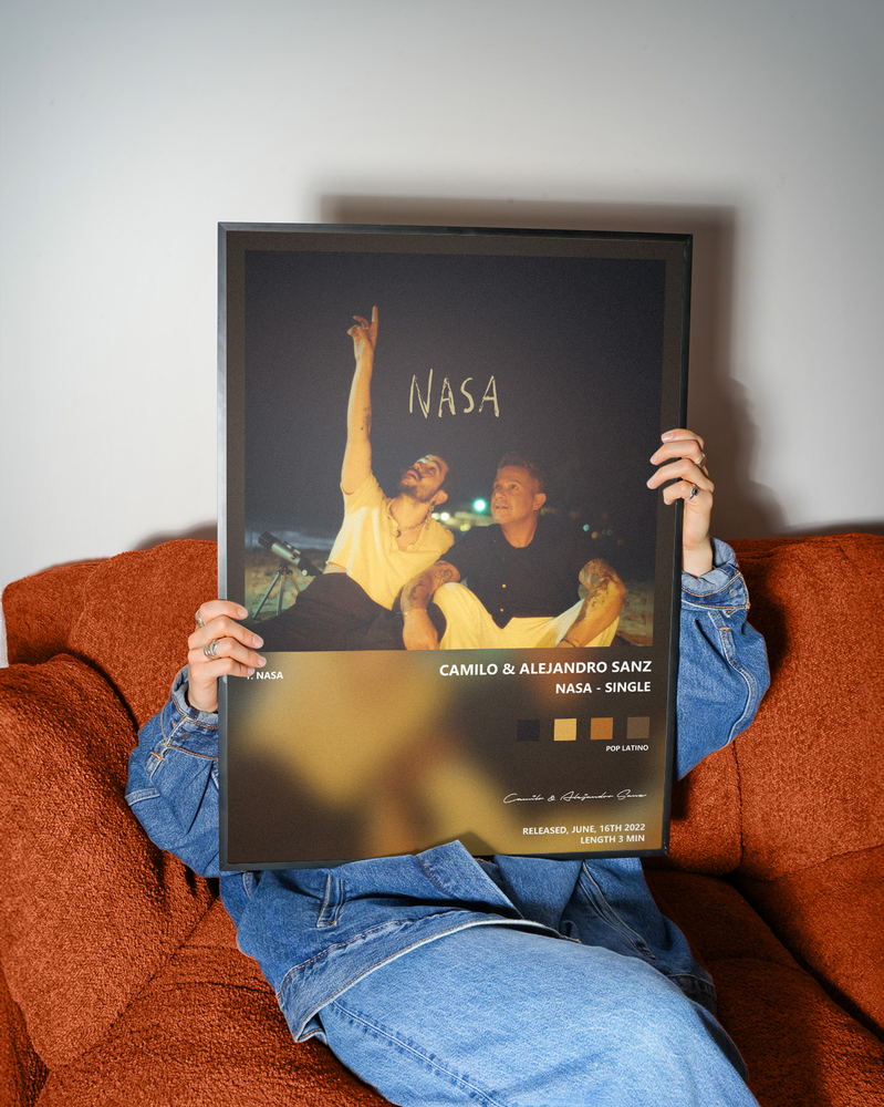 Music poster: Camilo Alejandro Sanz - NASA - Single