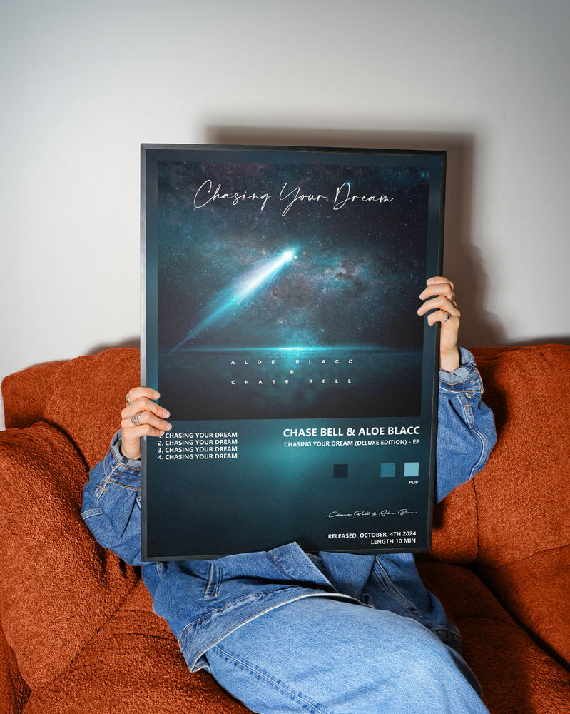 Music poster: Chase Bell Aloe Blacc - Chasing Your Dream Deluxe Edition - EP