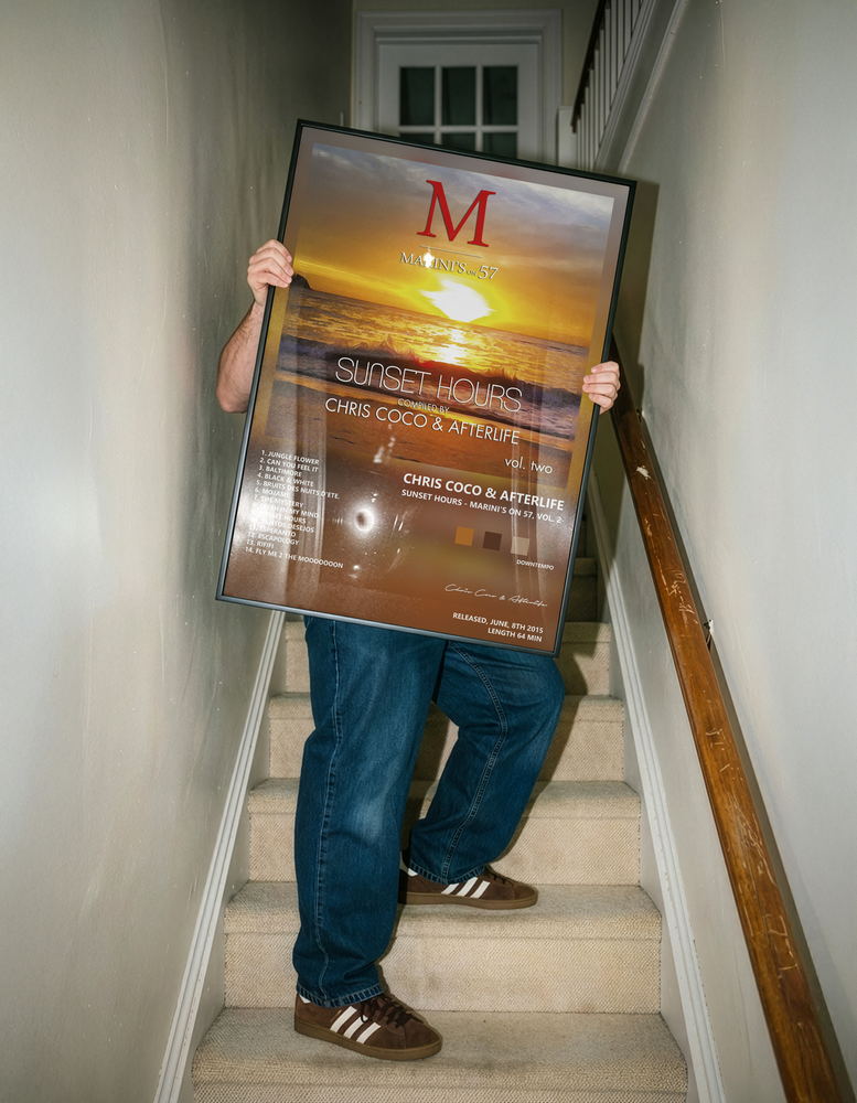 Music poster: Chris Coco Afterlife - Sunset Hours - Marinis on 57 Vol 2