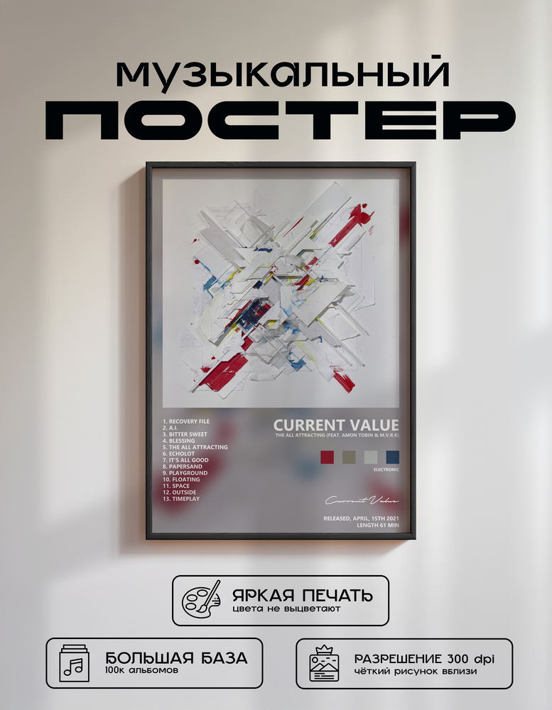Music poster: Current Value - The All Attracting feat Amon Tobin MVRK