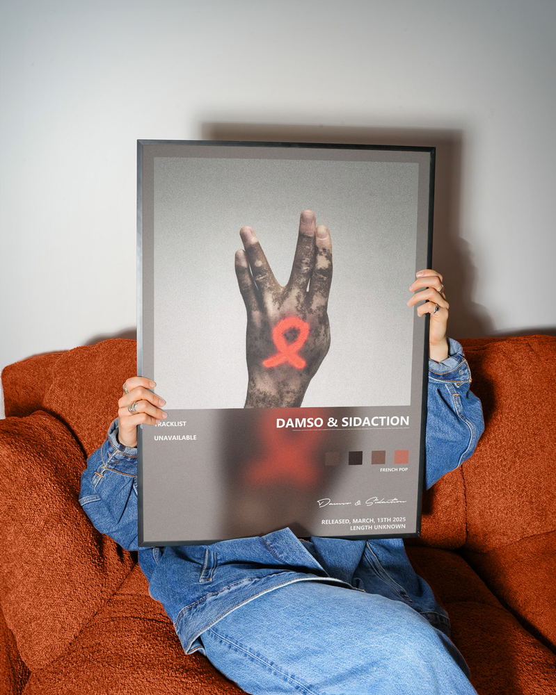 Music poster: Damso Sidaction - Grand Soleil feat Adèle Castillon Amadou Mariam Charlotte Gainsbourg Eddy de Pretto ElGrandeToto Eva F