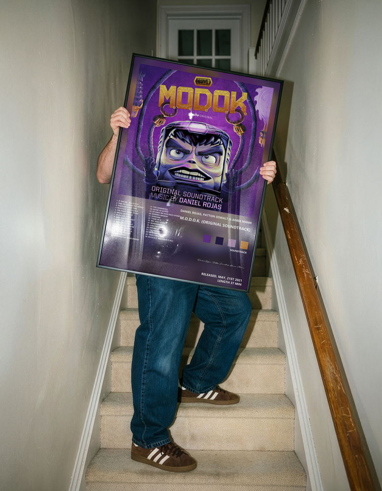 Music poster: Daniel Rojas Patton Oswalt Aimee Mann - MODOK Original Soundtrack