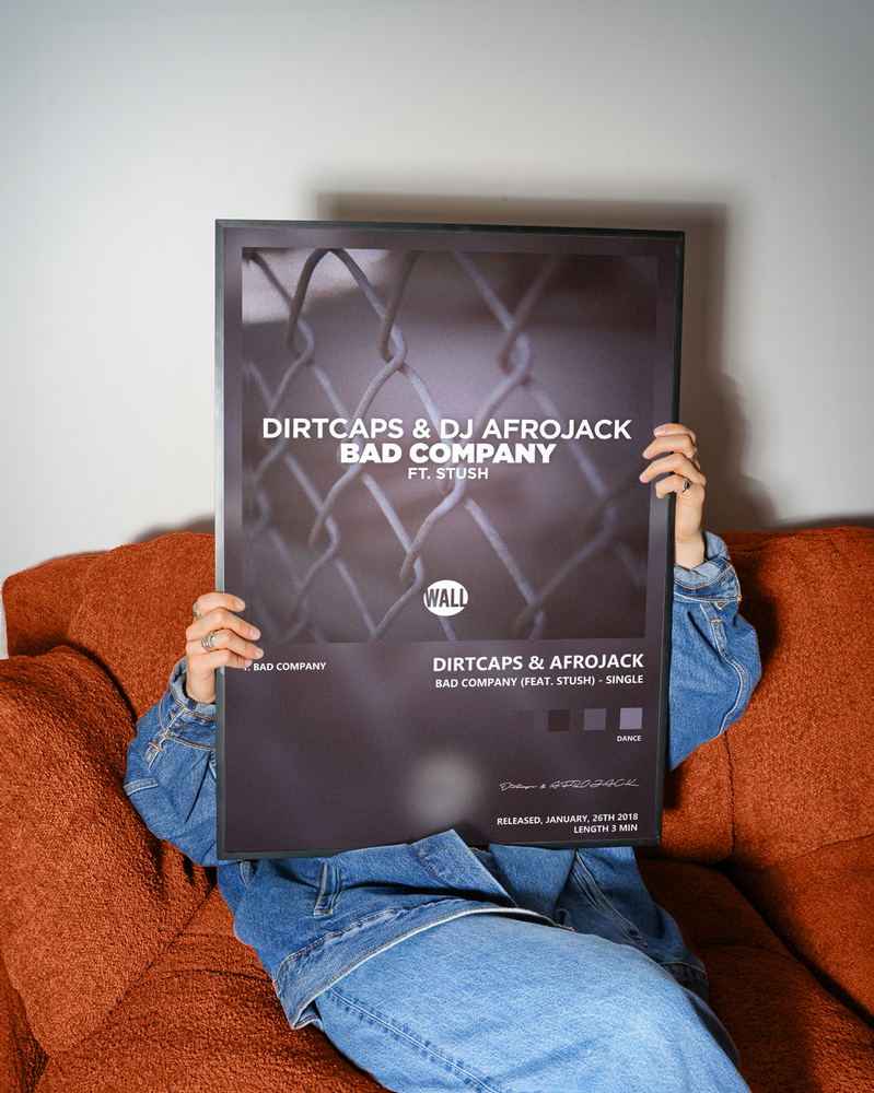 Music poster: Dirtcaps AFROJACK - Bad Company feat Stush - Single