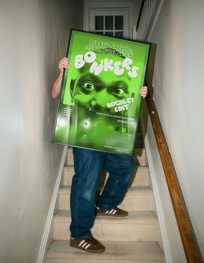 Music poster: Dizzee Rascal Armand Van Helden - BONKERS - EP
