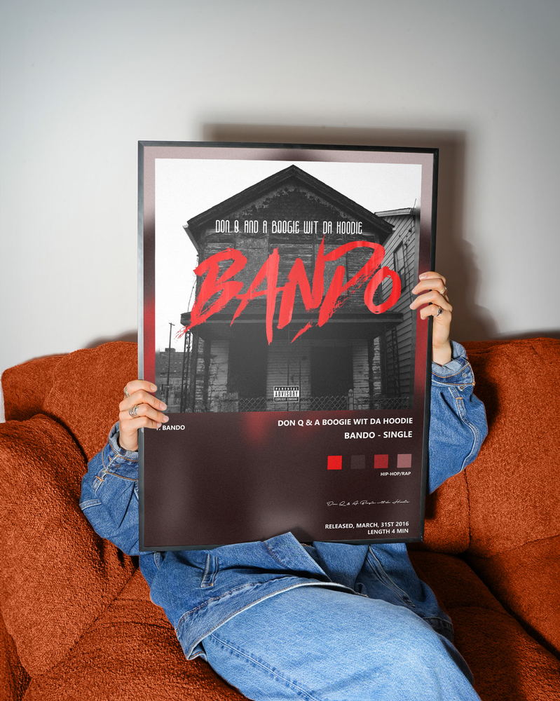 Music poster: Don Q A Boogie wit da Hoodie - Bando - Single