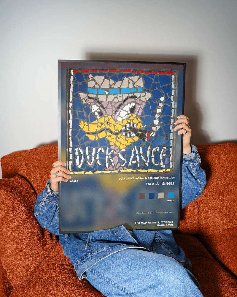 Music poster: Duck Sauce A-Trak Armand Van Helden - Lalala - Single