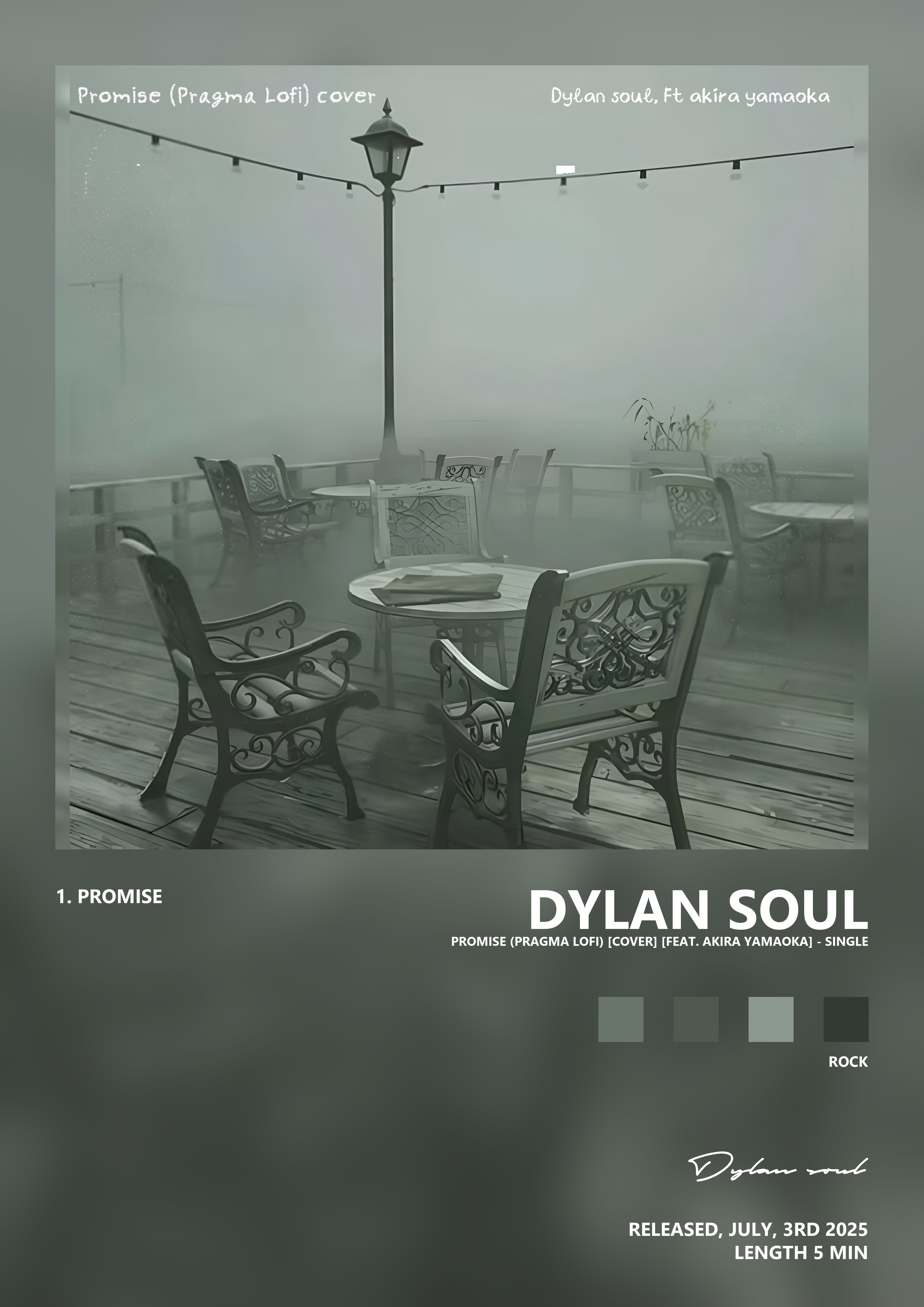 Music poster: Dylan soul - Promise Pragma Lofi Cover feat Akira Yamaoka - Single