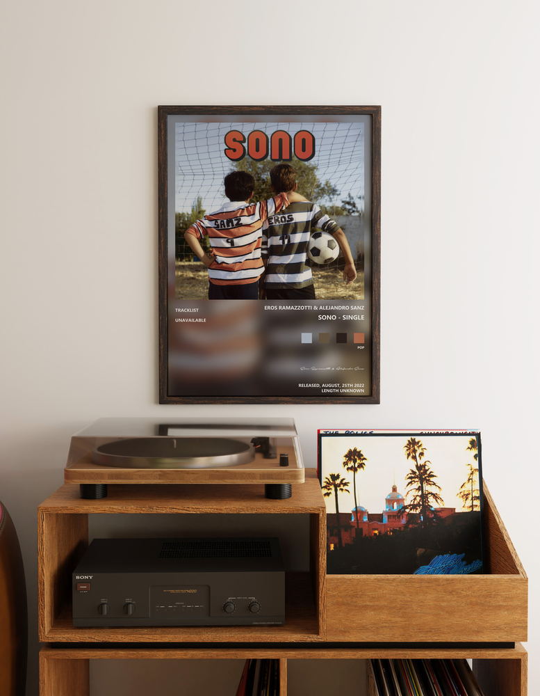 Music poster: Eros Ramazzotti Alejandro Sanz - Sono - Single