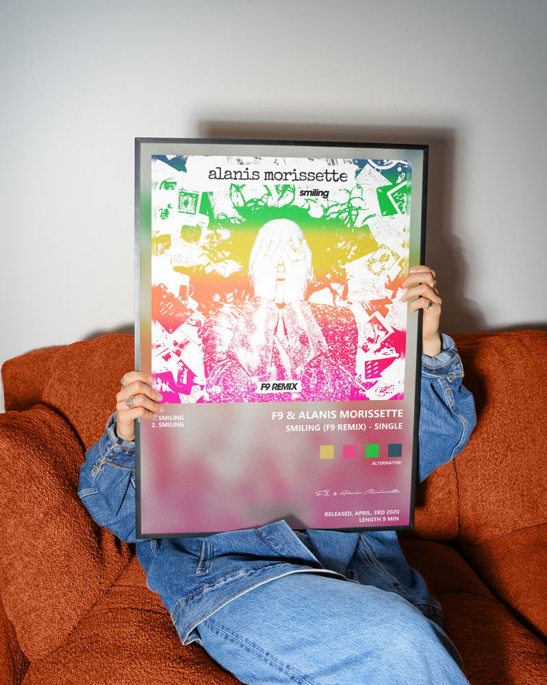 Music poster: F9 Alanis Morissette - Smiling F9 Remix - Single