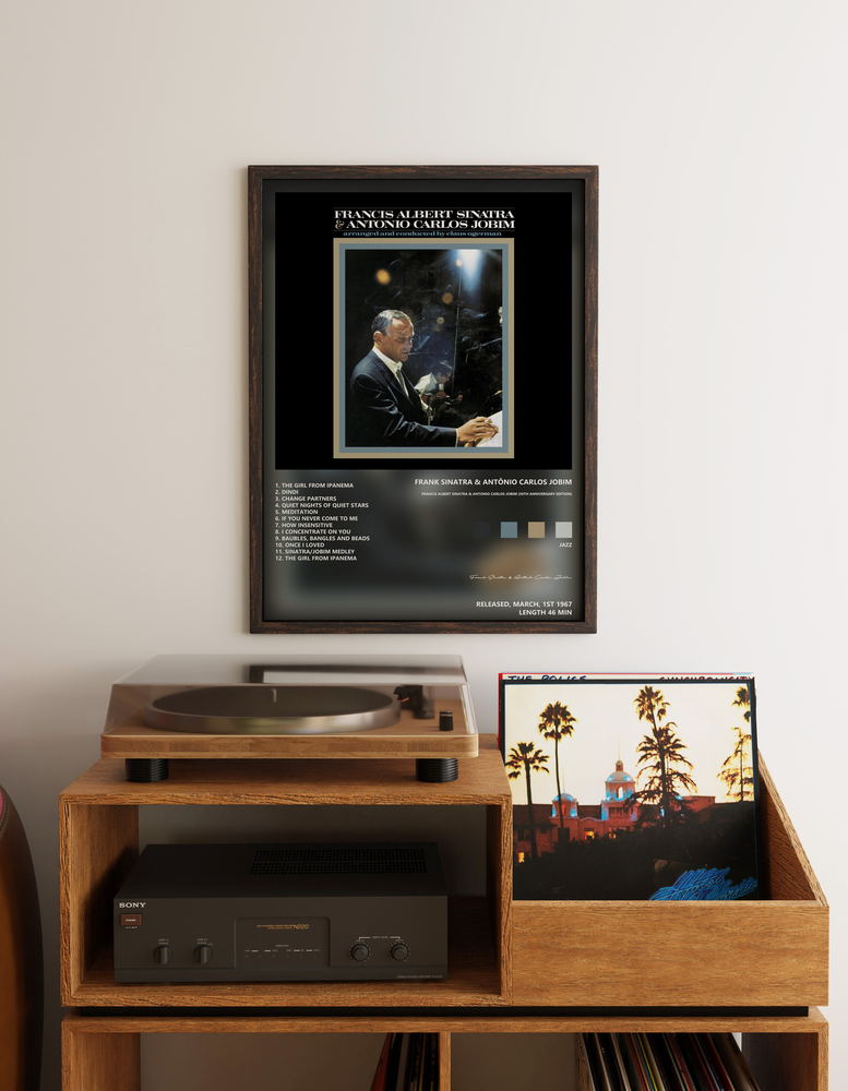 Music poster: Frank Sinatra Antônio Carlos Jobim - Francis Albert Sinatra Antonio Carlos Jobim 50th Anniversary Edition