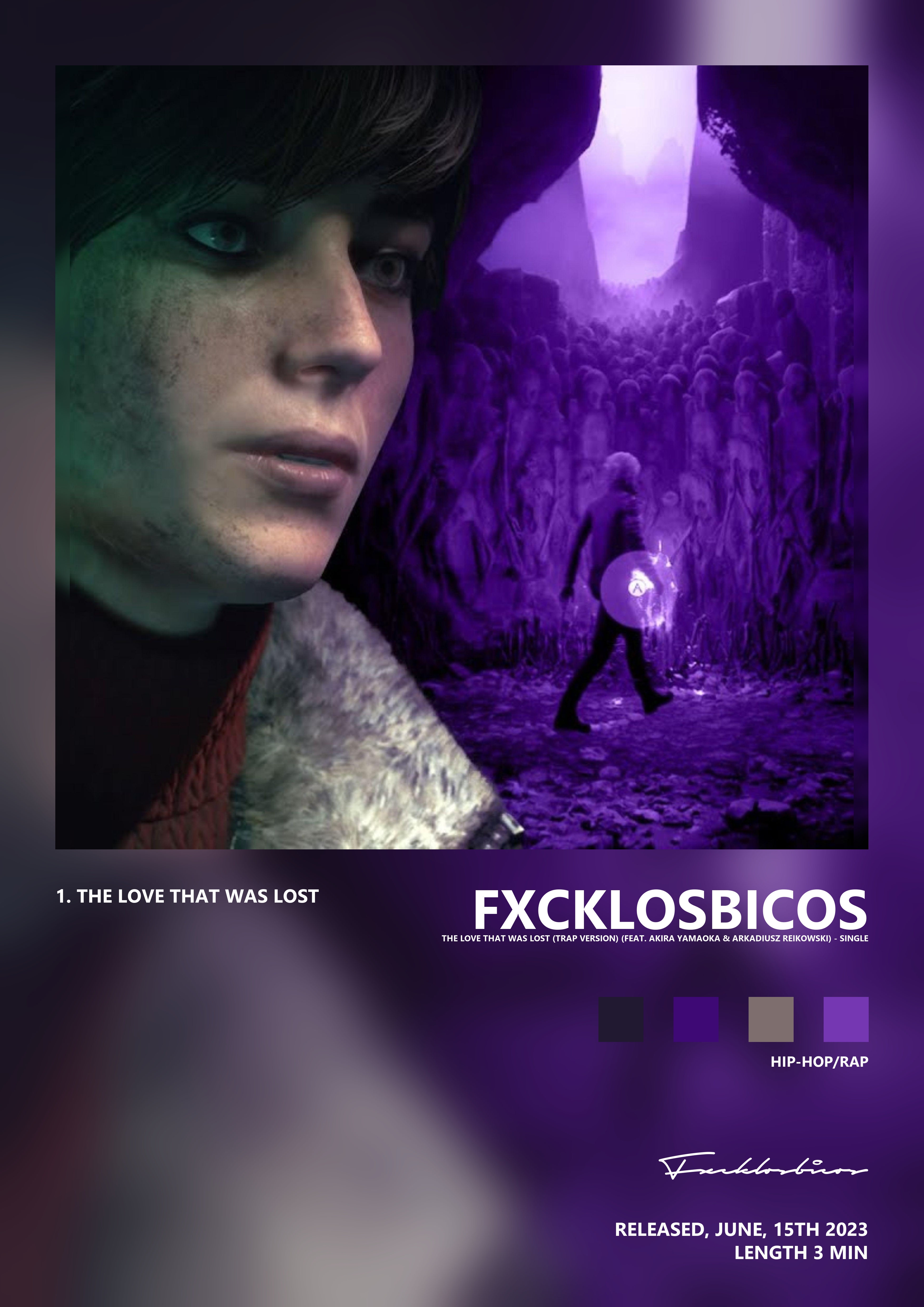 Music poster: Fxcklosbicos - The Love That Was Lost Trap Version feat Akira Yamaoka Arkadiusz Reikowski - Single