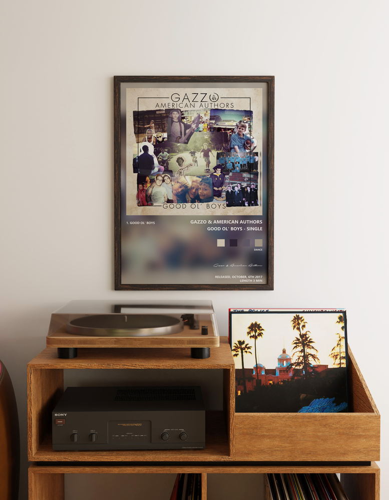 Music poster: Gazzo American Authors - Good Ol Boys - Single