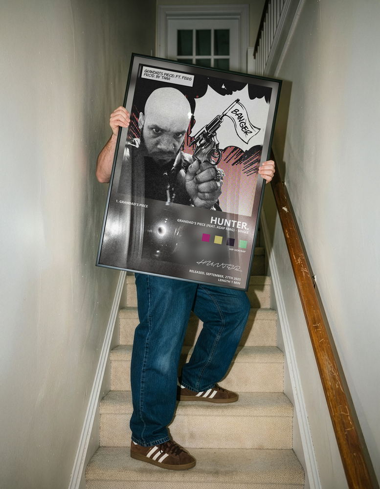 Music poster: HUNTER - Grandads Piece feat AAP Ferg - Single