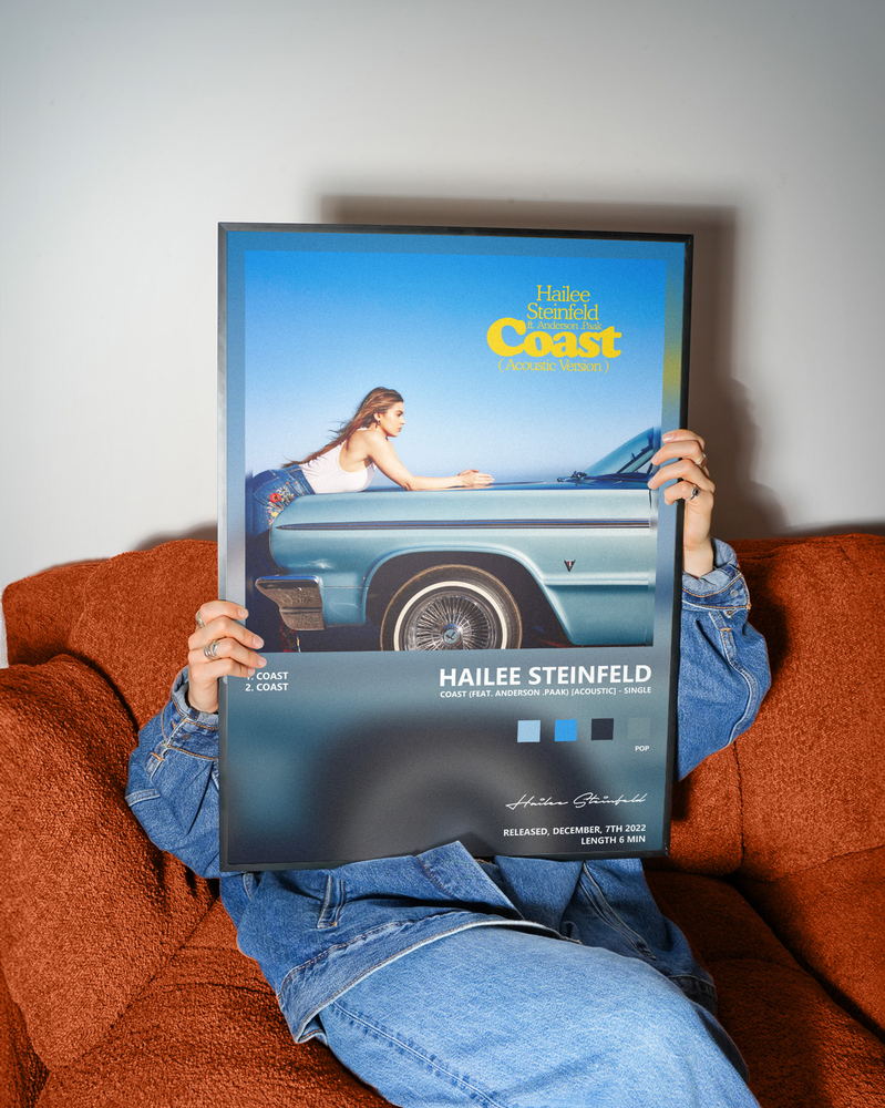 Music poster: Hailee Steinfeld - Coast feat Anderson Paak Acoustic - Single