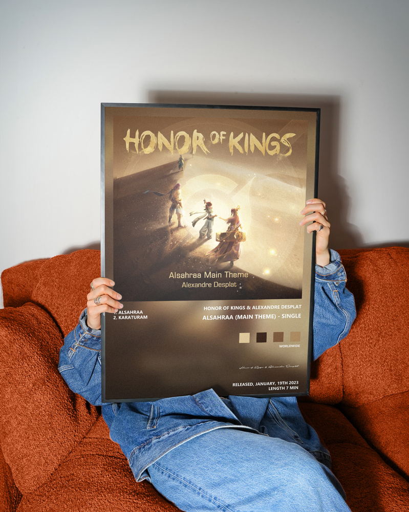 Music poster: Honor of Kings Alexandre Desplat - Alsahraa Main Theme - Single