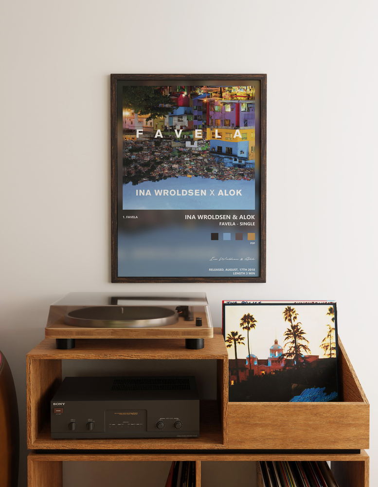 Music poster: Ina Wroldsen Alok - Favela - Single