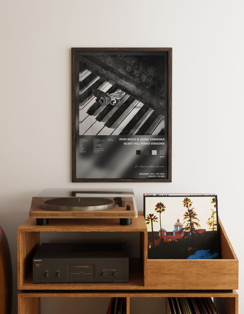 Music poster: Iron Reich Akira Yamaoka - Silent Hill Piano Versions