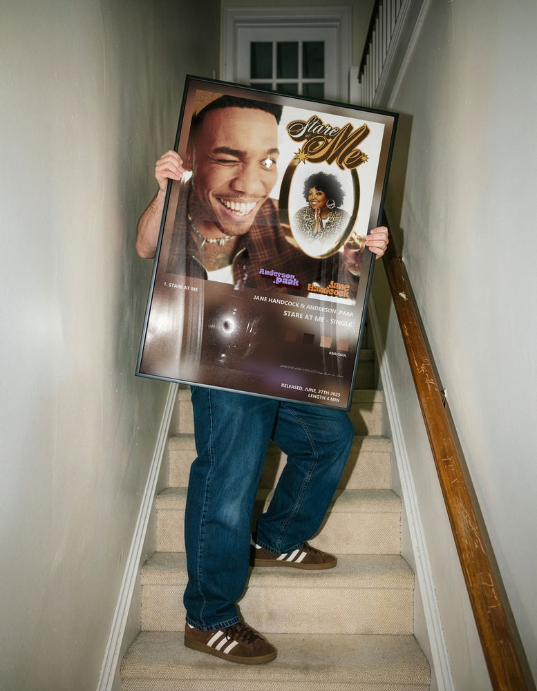 Music poster: JANE HANDCOCK Anderson Paak - Stare at Me - Single