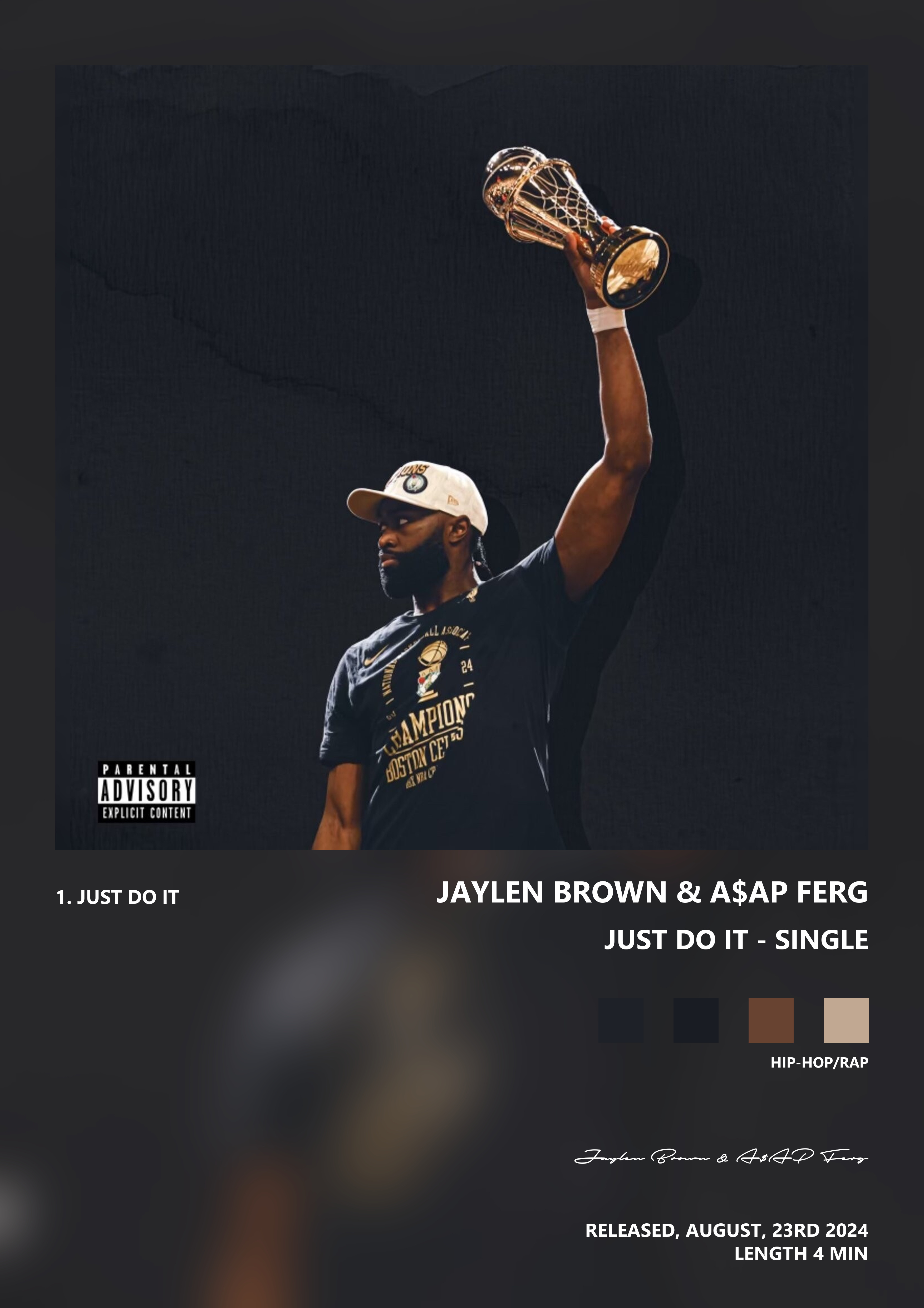 Music poster: Jaylen Brown AAP Ferg - Just Do It - Single