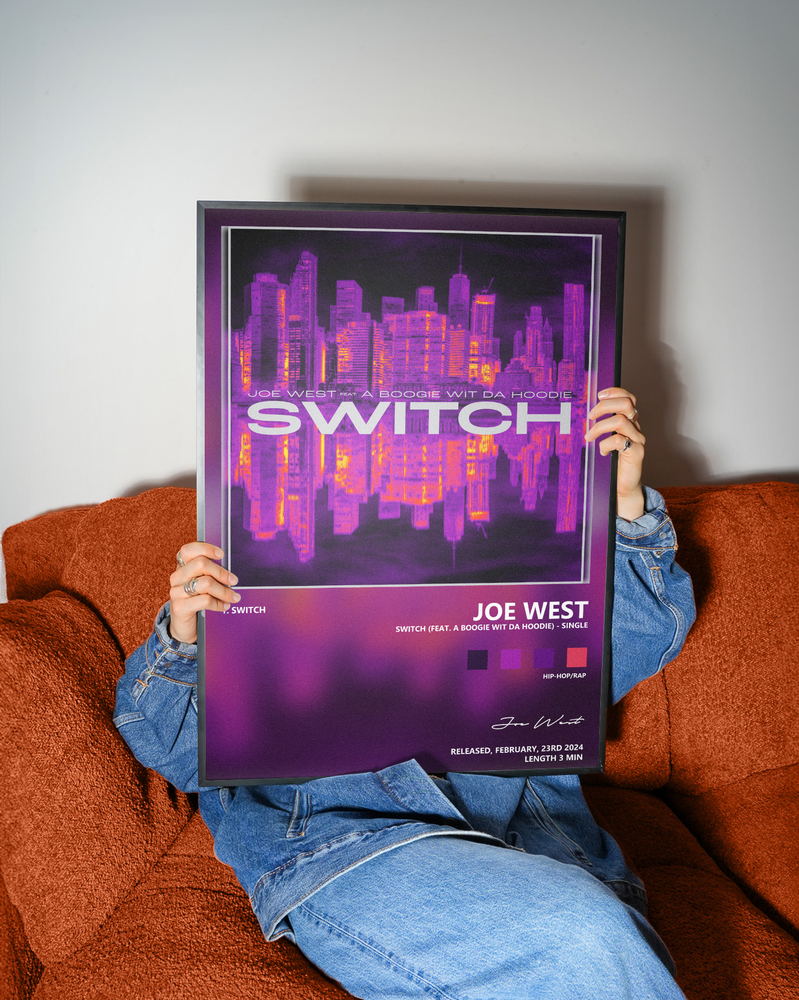 Music poster: Joe West - Switch feat A Boogie wit da Hoodie - Single