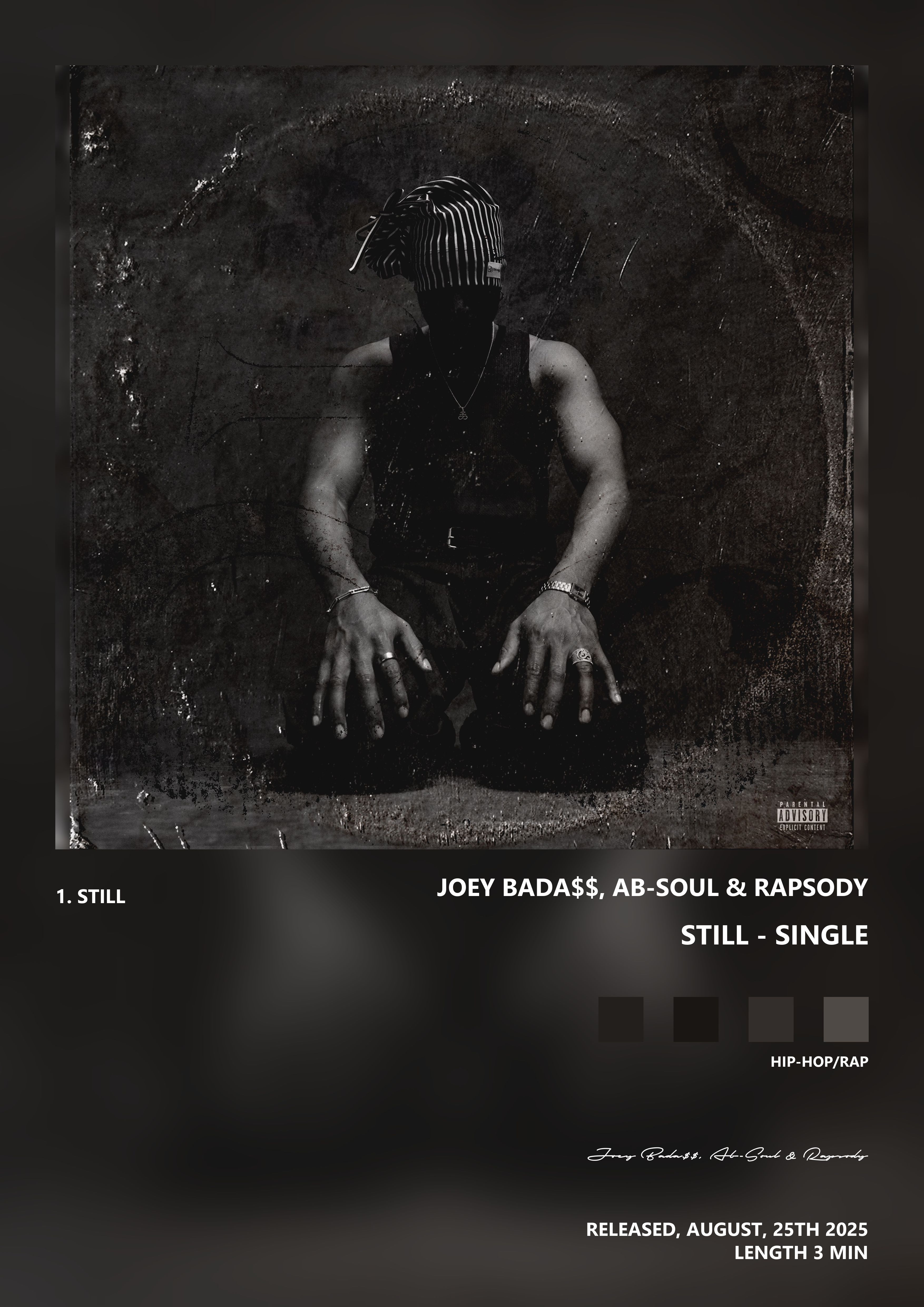 Music poster: Joey Bada Ab-Soul Rapsody - STILL - Single